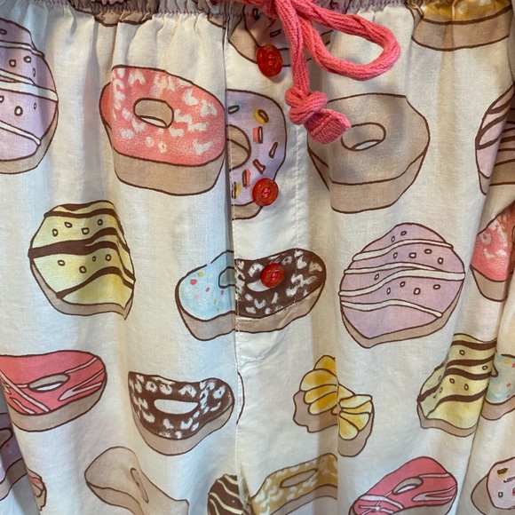 PJ Salvage Multicolor light weight cotton Donut 🍩 women’s pajamas - Picture 9 of 11